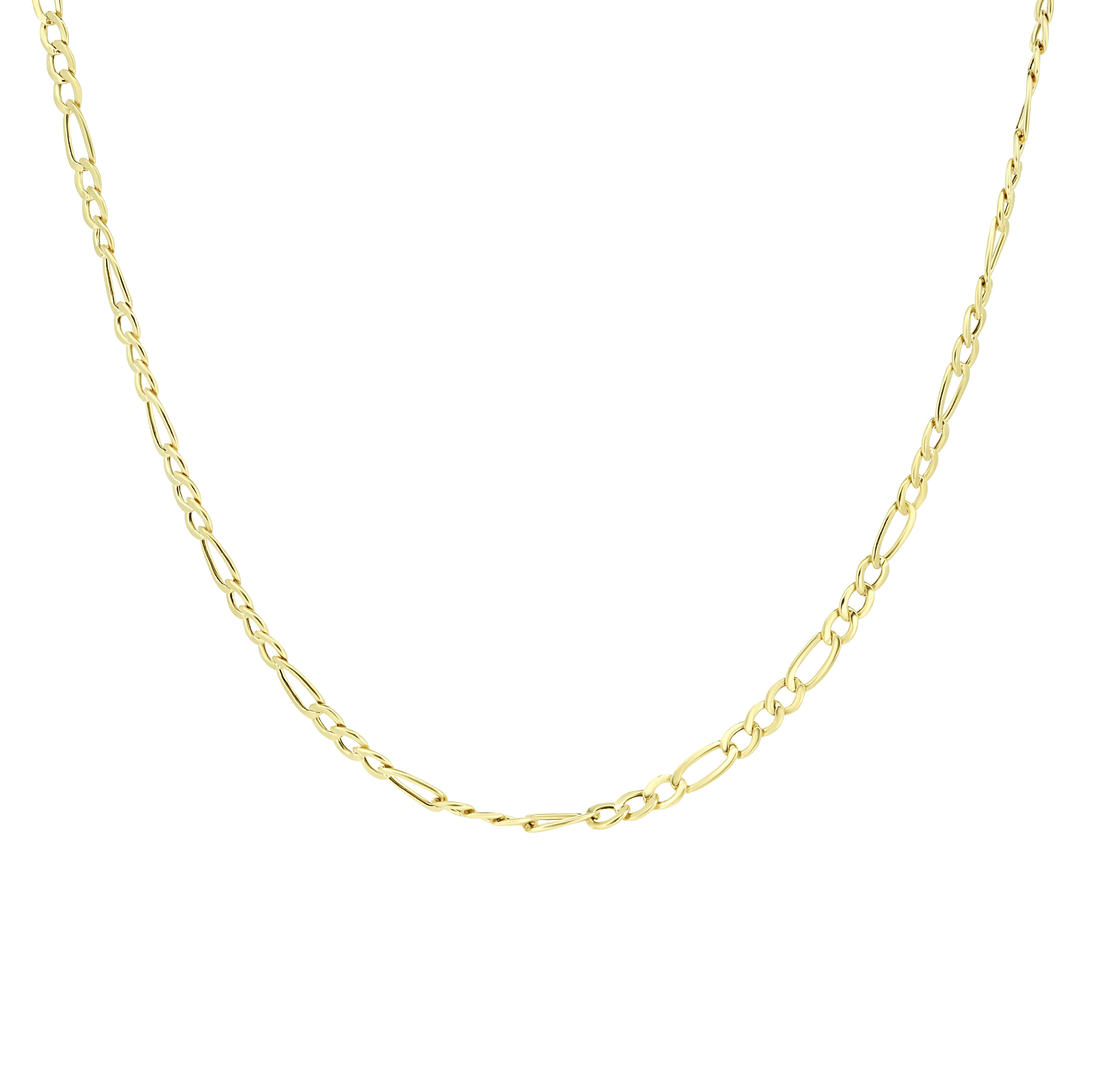 14 K FİGORO ZİNCİR KOLYE