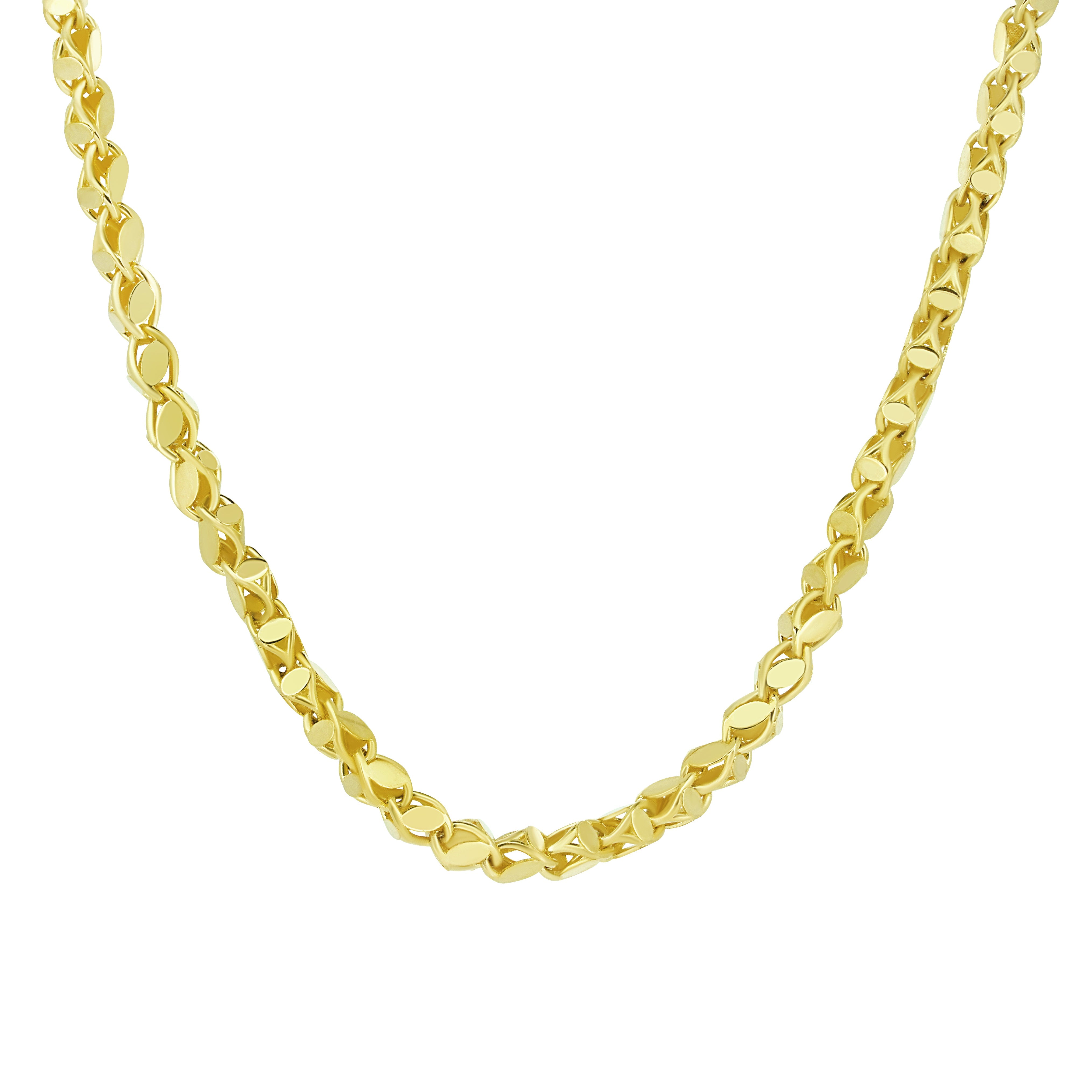 14 K PULLU ZİNCİR KOLYE